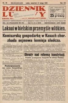 Dziennik Ludowy : organ Polskiej Partji Socjalistycznej. 1930, nr 35