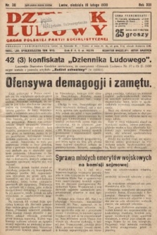 Dziennik Ludowy : organ Polskiej Partji Socjalistycznej. 1930, nr 38