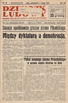 Dziennik Ludowy : organ Polskiej Partji Socjalistycznej. 1930, nr 39