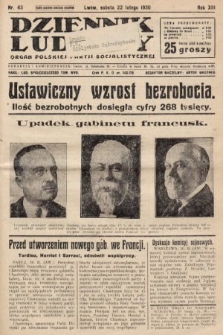 Dziennik Ludowy : organ Polskiej Partji Socjalistycznej. 1930, nr 43