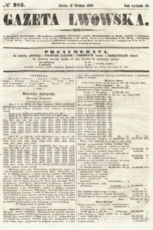 Gazeta Lwowska. 1858, nr 283