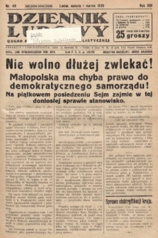 Dziennik Ludowy : organ Polskiej Partji Socjalistycznej. 1930, nr 49