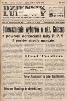 Dziennik Ludowy : organ Polskiej Partji Socjalistycznej. 1930, nr 52