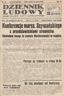 Dziennik Ludowy : organ Polskiej Partji Socjalistycznej. 1930, nr 67