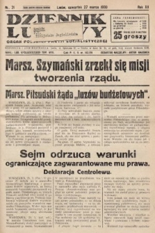Dziennik Ludowy : organ Polskiej Partji Socjalistycznej. 1930, nr 71