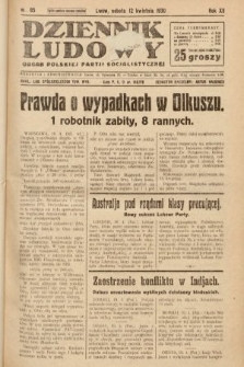 Dziennik Ludowy : organ Polskiej Partji Socjalistycznej. 1930, nr 85