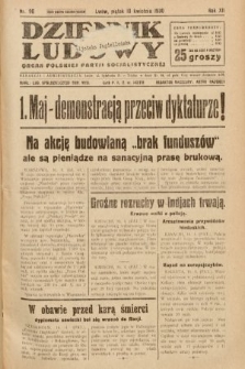 Dziennik Ludowy : organ Polskiej Partji Socjalistycznej. 1930, nr 90