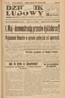 Dziennik Ludowy : organ Polskiej Partji Socjalistycznej. 1930, nr 93