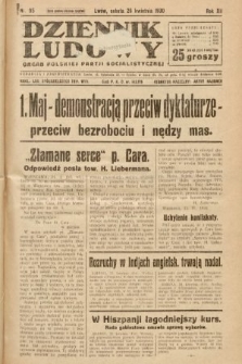Dziennik Ludowy : organ Polskiej Partji Socjalistycznej. 1930, nr 95