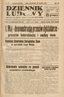 Dziennik Ludowy : organ Polskiej Partji Socjalistycznej. 1930, nr 97