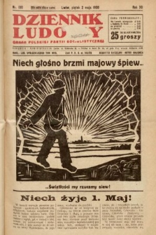 Dziennik Ludowy : organ Polskiej Partji Socjalistycznej. 1930, nr 100