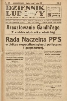 Dziennik Ludowy : organ Polskiej Partji Socjalistycznej. 1930, nr 102