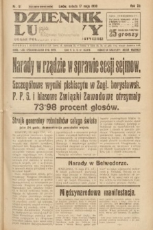 Dziennik Ludowy : organ Polskiej Partji Socjalistycznej. 1930, nr 111