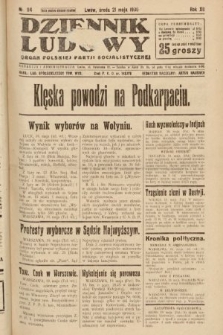 Dziennik Ludowy : organ Polskiej Partji Socjalistycznej. 1930, nr 114