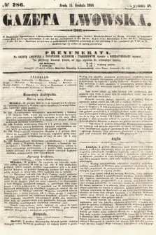 Gazeta Lwowska. 1858, nr 286
