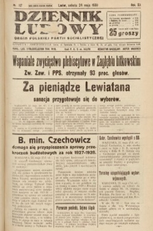 Dziennik Ludowy : organ Polskiej Partji Socjalistycznej. 1930, nr 117