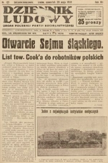 Dziennik Ludowy : organ Polskiej Partji Socjalistycznej. 1930, nr 121