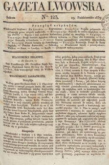 Gazeta Lwowska. 1839, nr 123