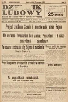 Dziennik Ludowy : organ Polskiej Partji Socjalistycznej. 1930, nr 132