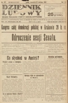 Dziennik Ludowy : organ Polskiej Partji Socjalistycznej. 1930, nr 137