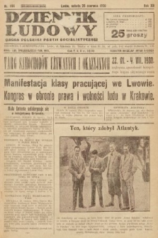Dziennik Ludowy : organ Polskiej Partji Socjalistycznej. 1930, nr 144
