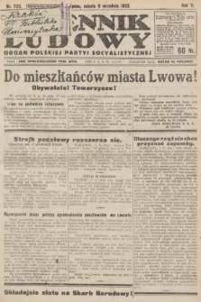Dziennik Ludowy : organ Polskiej Partyi Socyalistycznej. 1922, nr 203