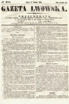 Gazeta Lwowska. 1858, nr 288