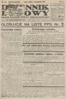 Dziennik Ludowy : organ Polskiej Partyi Socyalistycznej. 1922, nr 225