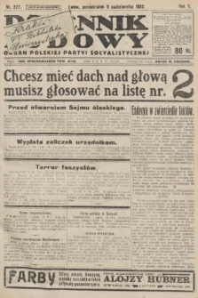 Dziennik Ludowy : organ Polskiej Partyi Socyalistycznej. 1922, nr 227
