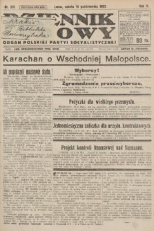 Dziennik Ludowy : organ Polskiej Partyi Socyalistycznej. 1922, nr 231
