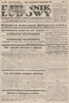 Dziennik Ludowy : organ Polskiej Partyi Socyalistycznej. 1922, nr 239
