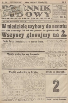 Dziennik Ludowy : organ Polskiej Partyi Socyalistycznej. 1922, nr 250