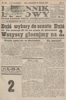 Dziennik Ludowy : organ Polskiej Partyi Socyalistycznej. 1922, nr 254