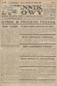 Dziennik Ludowy : organ Polskiej Partyi Socyalistycznej. 1922, nr 260