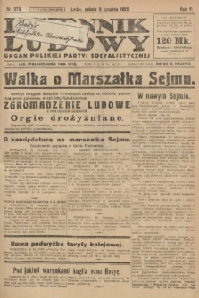 Dziennik Ludowy : organ Polskiej Partyi Socyalistycznej. 1922, nr 270