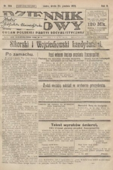 Dziennik Ludowy : organ Polskiej Partyi Socyalistycznej. 1922, nr 286