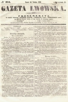 Gazeta Lwowska. 1858, nr 294