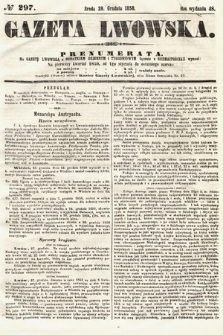 Gazeta Lwowska. 1858, nr 297
