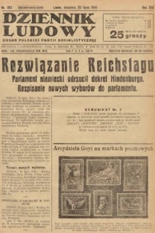 Dziennik Ludowy : organ Polskiej Partji Socjalistycznej. 1930, nr 163