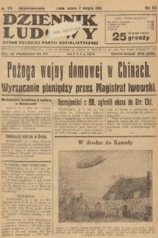 Dziennik Ludowy : organ Polskiej Partji Socjalistycznej. 1930, nr 174