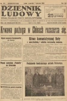 Dziennik Ludowy : organ Polskiej Partji Socjalistycznej. 1930, nr 178