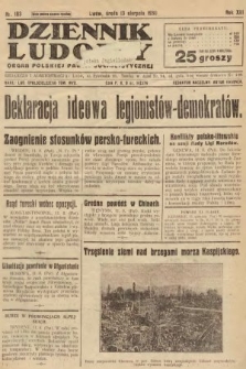 Dziennik Ludowy : organ Polskiej Partji Socjalistycznej. 1930, nr 183