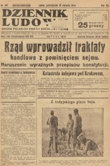 Dziennik Ludowy : organ Polskiej Partji Socjalistycznej. 1930, nr 187