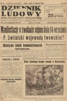Dziennik Ludowy : organ Polskiej Partji Socjalistycznej. 1930, nr 191