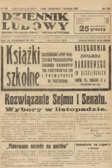 Dziennik Ludowy : organ Polskiej Partji Socjalistycznej. 1930, nr 199