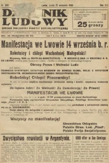 Dziennik Ludowy : organ Polskiej Partji Socjalistycznej. 1930, nr 206