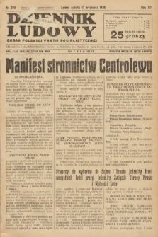 Dziennik Ludowy : organ Polskiej Partji Socjalistycznej. 1930, nr 209