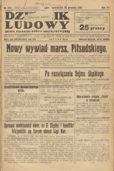 Dziennik Ludowy : organ Polskiej Partji Socjalistycznej. 1930, nr 224