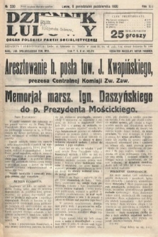 Dziennik Ludowy : organ Polskiej Partji Socjalistycznej. 1930, nr 230
