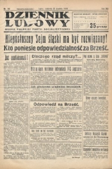 Dziennik Ludowy : organ Polskiej Partji Socjalistycznej. 1930, nr 291